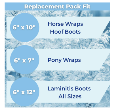 replacement ice horse packs